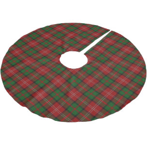 Schottischer Clan Nisbet Nesbitt Tartan Polyester Weihnachtsbaumdecke