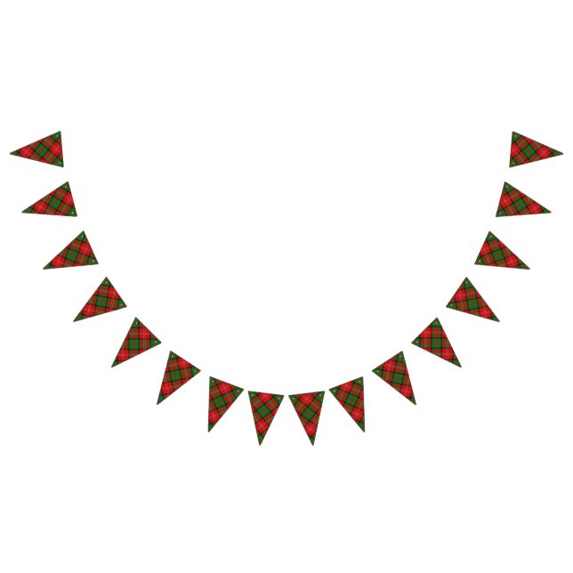 Schottischer Clan Nisbet Tartan Wimpelkette (Alle)