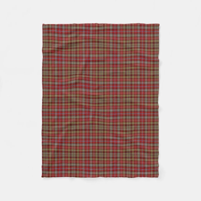 Schottischer Clan Ogilvie Ogilvy KlassikerTartan Fleecedecke (Vorderseite)
