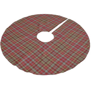 Schottischer Clan Ogilvie Ogilvy Tartan Polyester Weihnachtsbaumdecke