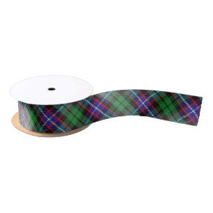 Schottischer Clan-Russell klassischer Tartan Satinband