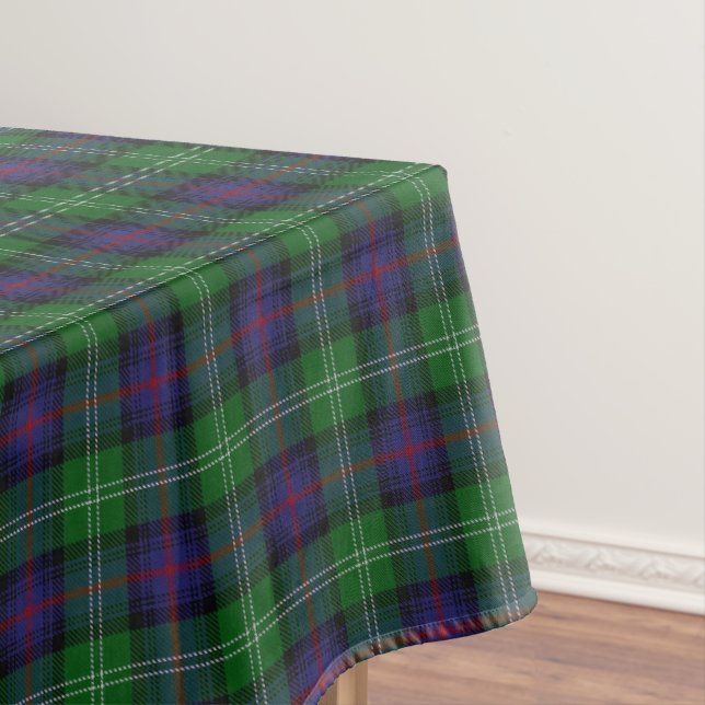 Schottischer Clan-SutherlandTartan Tischdecke (Beispiel)