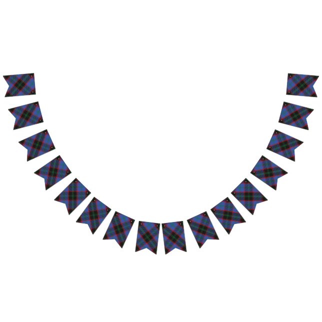 Schottischer Clan-Zuhause Hume Tartan Wimpelkette (Alle)