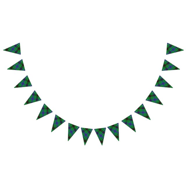 Schottischer ClanDavidsonTartan Wimpelkette (Alle)