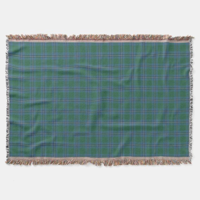 Schottischer ClanIrvine Irwin Tartan Decke (Vorderseite)