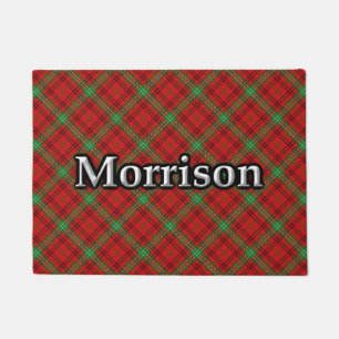 Schottischer ClanMorrisonTartan Fußmatte