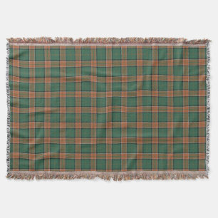 Schottischer ClanPollockTartan Decke