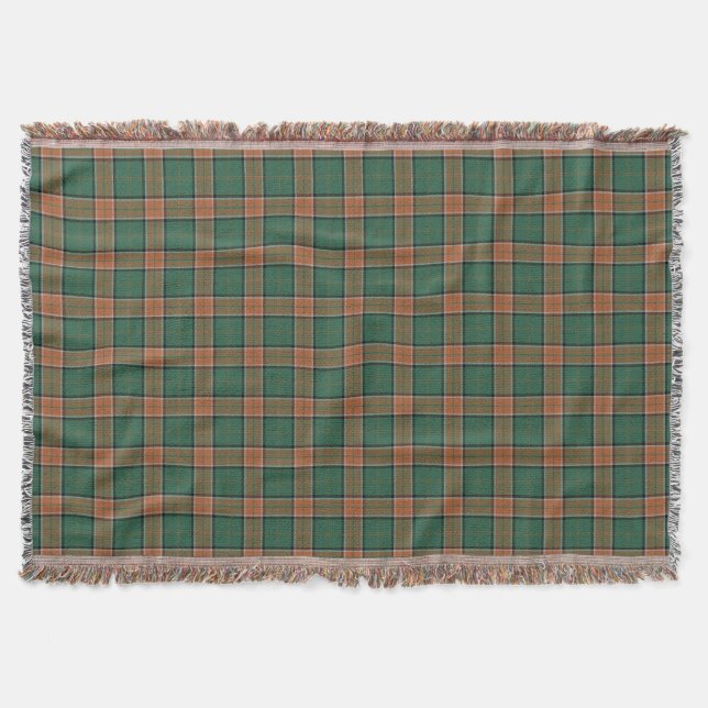Schottischer ClanPollockTartan Decke (Vorderseite)