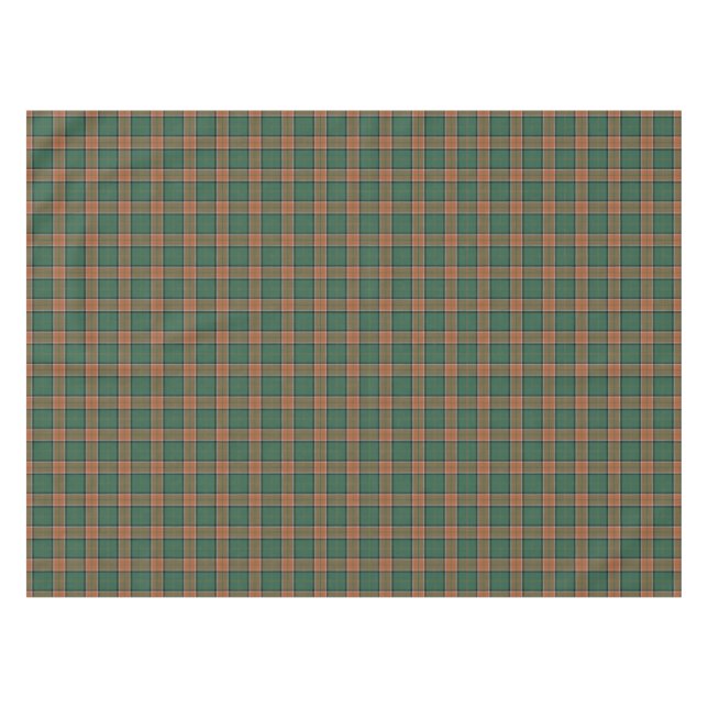 Schottischer ClanPollockTartan Tischdecke (Vorderseite (Horizontal))