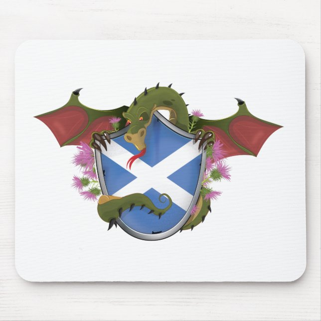 Schottischer Drache Mousepad (Vorne)