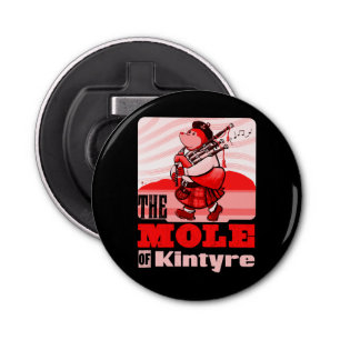 Schottischer Dudelsack, der Mole der Kintyre Flaschenöffner
