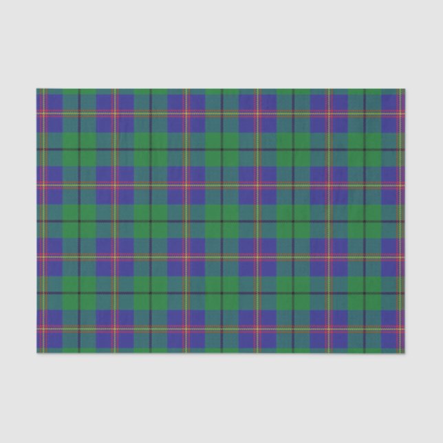 Schottischer Geschenk-Clan Carmichael Tartan Seidenpapier (Vorderseite)