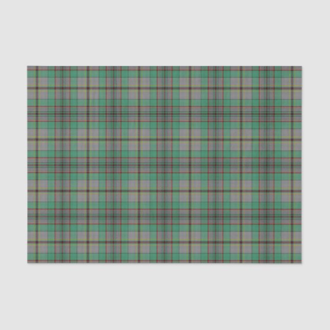 Schottischer Geschenk-Clan-CraigTartan Seidenpapier (Vorderseite)