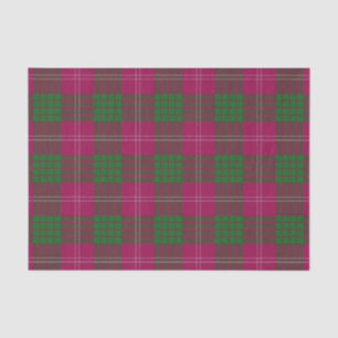 Schottischer Geschenk-Clan-CrawfordTartan Seidenpapier