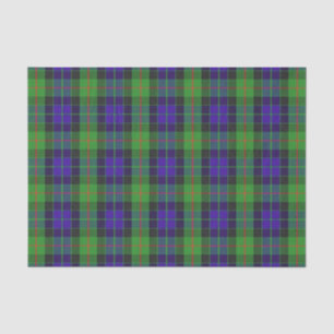 Schottischer Geschenk-Clan-GunnTartan Seidenpapier