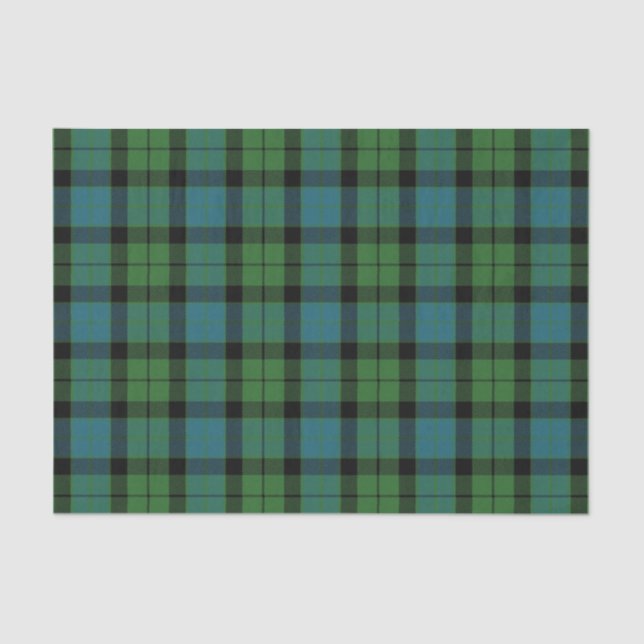Schottischer Geschenk-Clan MacKay alter Tartan Seidenpapier (Vorderseite)
