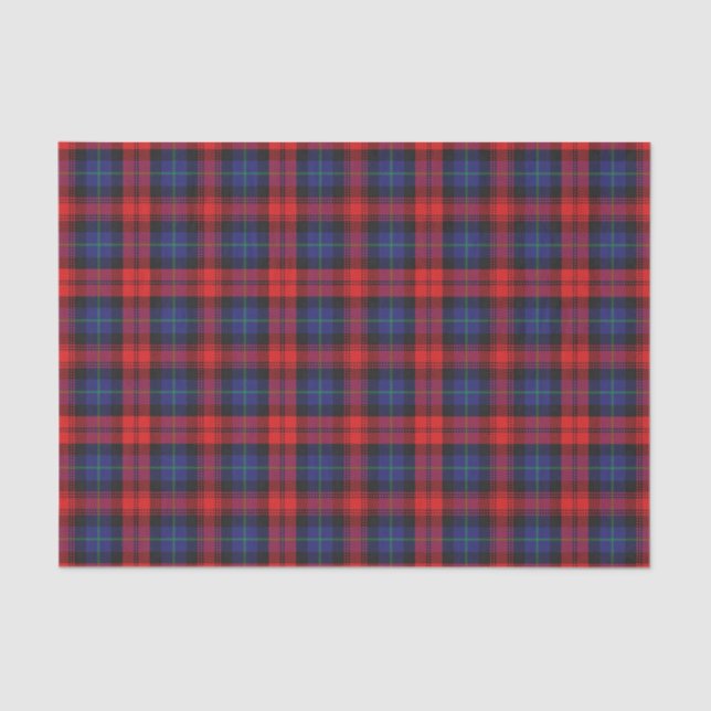 Schottischer Geschenk-Clan MacLachlan Tartan Seidenpapier (Vorderseite)