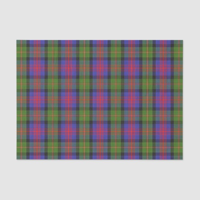 Schottischer Geschenk-Clan MacLennan Tartan Seidenpapier (Vorderseite)