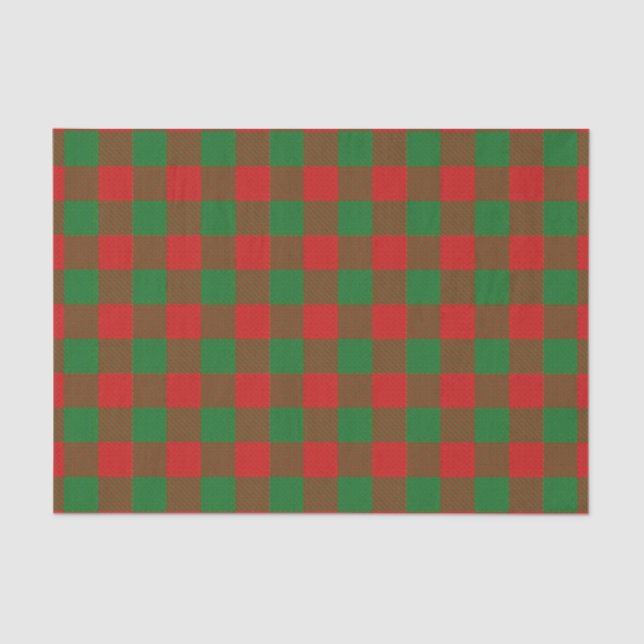 Schottischer Geschenk-Clan Moncreiffe Tartan Seidenpapier (Vorderseite)