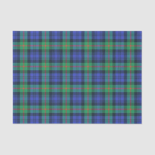 Schottischer Geschenk-Clan-MurrayTartan Seidenpapier (Vorderseite)