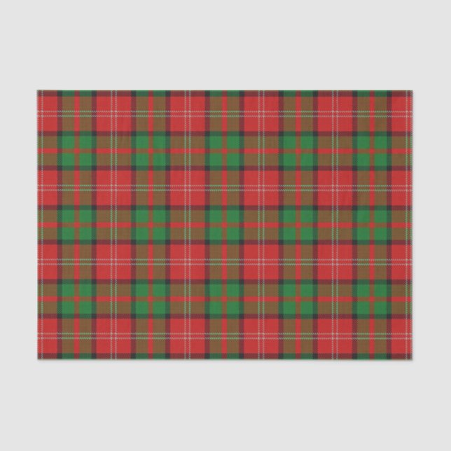 Schottischer Geschenk-Clan Nisbet Nesbitt Tartan Seidenpapier (Vorderseite)