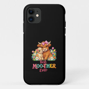 Schottischer Highland-Kuh-Mama Frohen Muttertag Case-Mate iPhone Hülle