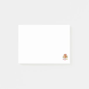 Schottischer Highland-Kuh-Mama Frohen Muttertag Post-it Klebezettel