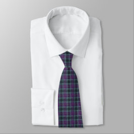 Schottischer Hochland-Pflaume-Tartan-Karo Krawatte