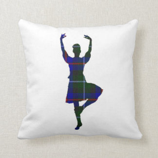 Schottischer Hochland-Tänzer doppelseitig Kissen