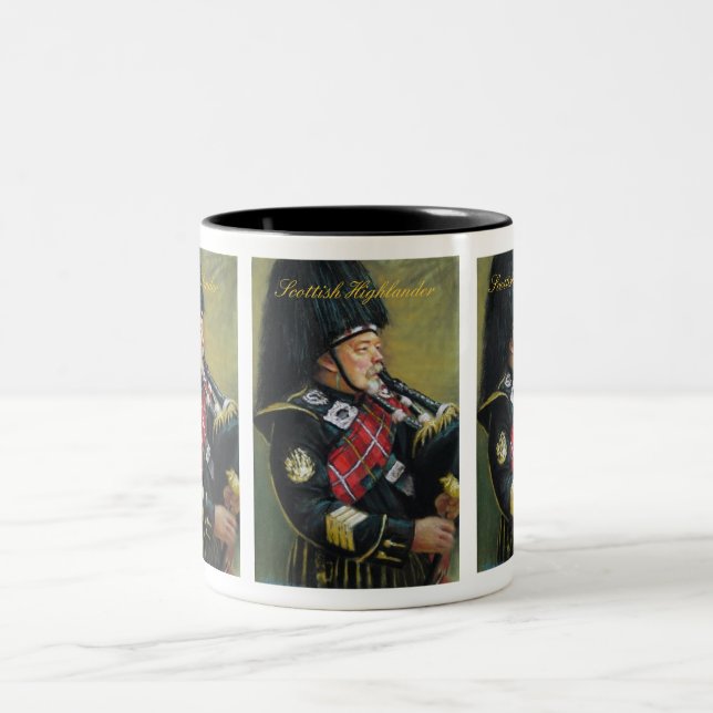 Schottischer Hochländer Zweifarbige Tasse (Mittel)
