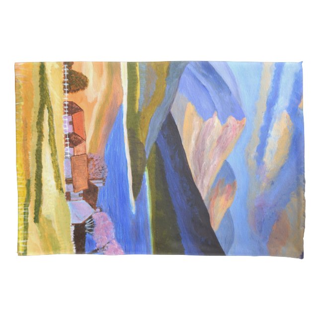 Schottischer Hochlandpillowcase Kissenbezug (Vorderseite)