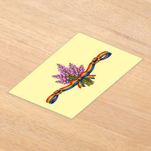 Schottischer Hochzeit LGBTQIA+ Stolzfeier Tag Acryleinladungen