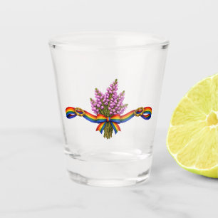 Schottischer Hochzeit LGBTQIA+ Stolzfeier Tag Schnapsglas