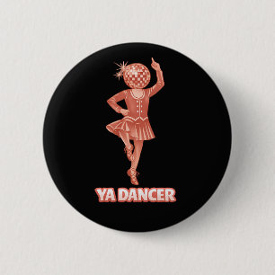 Schottischer Humor bringt dich zum Tanzen Gratulat Button