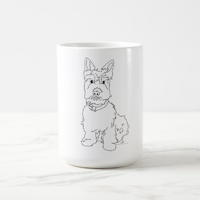 Schottischer Hund Kaffeetasse (Mittel)
