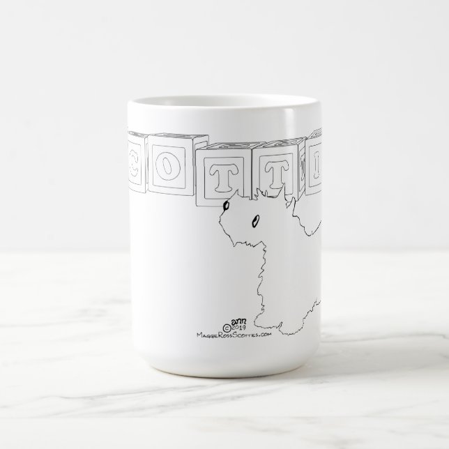 Schottischer Hund Kaffeetasse (Mittel)