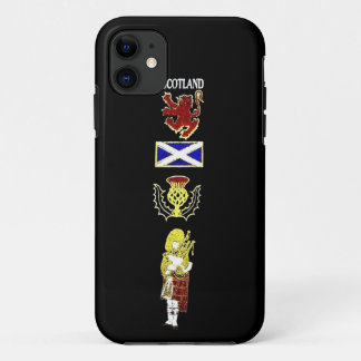 Schottischer Löwe, Distel, Flagge und Pfeifer im Case-Mate iPhone Hülle