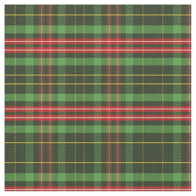 Schottischer Maklaren Tartan Pattern Stoff (Nahaufnahme)