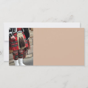 Schottischer Piper nah, traditionelles schottische