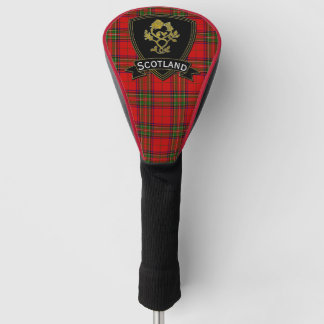Schottischer Roseund DistelTartan Ihr Text Golf Headcover
