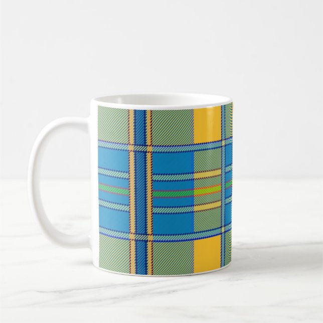 schottischer Schottenmuster-Tassenbecher Kaffeetasse (Links)