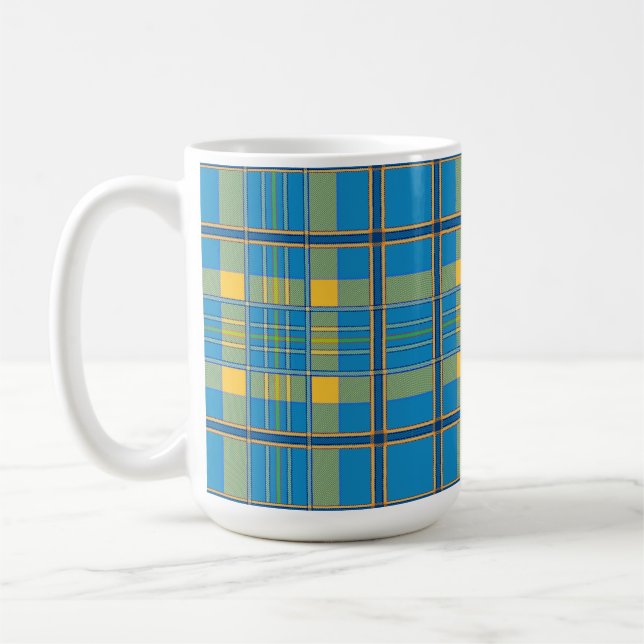 schottischer Schottenmuster-Tassenbecher Kaffeetasse (Links)