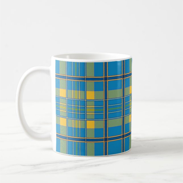 schottischer Schottenmuster-Tassenbecher Kaffeetasse (Links)