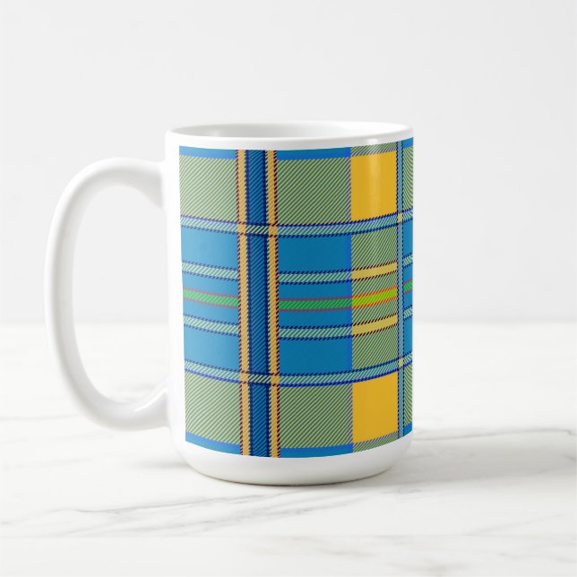 schottischer Schottenmuster-Tassenbecher Kaffeetasse (Links)