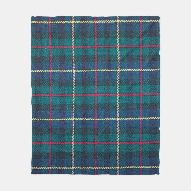 Schottischer Tartan-Hintergrund - kariertes Webdes Fleecedecke (Vorderseite)