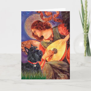 Schottischer Terrier 6 - Mandolin Engel Karte