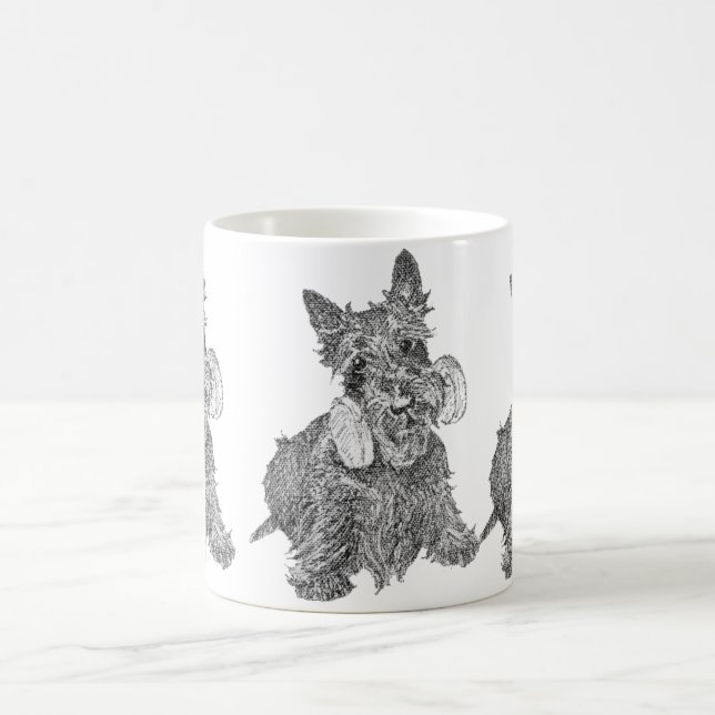 Schottischer Terrier-Agility-Becher Kaffeetasse (Mittel)