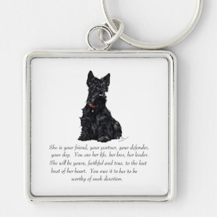Schottischer Terrier-Andenken - WEIBLICH Schlüsselanhänger