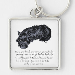 Schottischer Terrier-Andenken - WEIBLICH Schlüsselanhänger