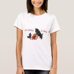 Schottischer Terrier Apfelernte T-Shirt
